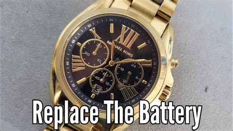 how to change michael kors battery|Michael Kors authorized watch repair.